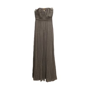JCrew Silk Chiffon Maxi Light Grey